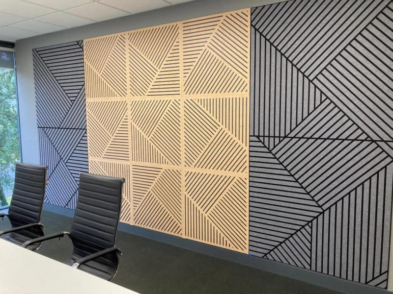 How to install polyester acoustic panels
